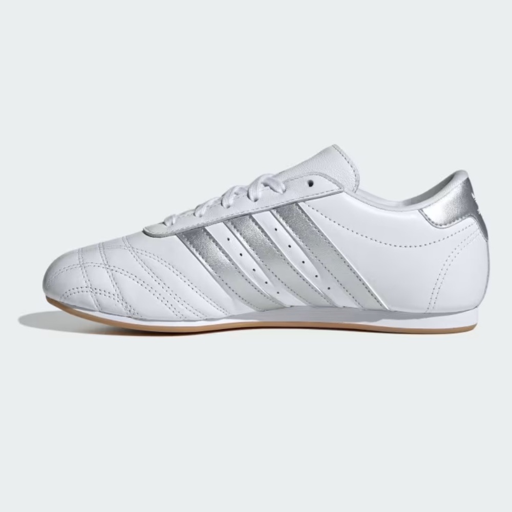 NIB [Adidas] Taekwondo Lace Athletic Sneakers White/Silver Women’s 9.5 / M 8.5 - Picture 2 of 14